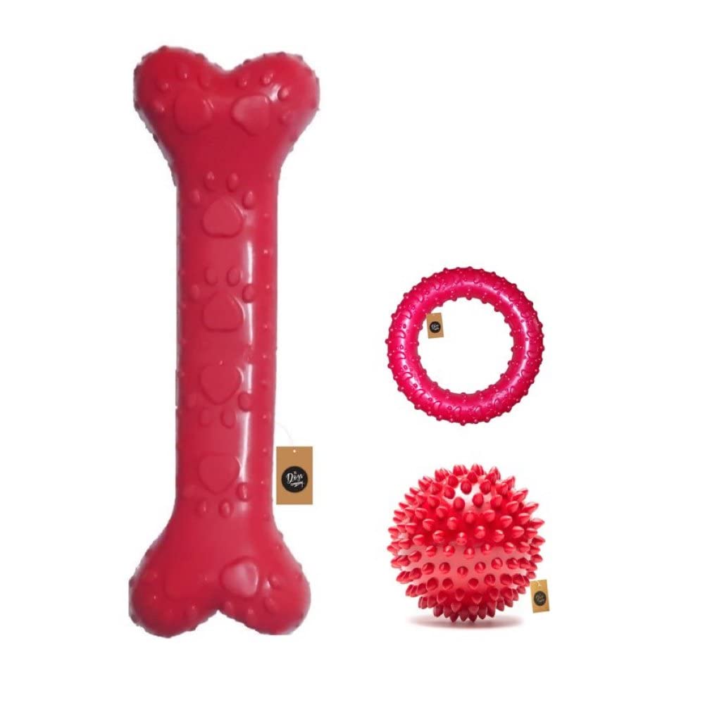 See full amazon price history chart for The Pets Company Rubber Dog Chew Toy Combo ( Large Dog Bone 8.5" + Dog Spike Ball 3"+ Ring Dog Toy 4.5") | Chew Dog Toys for Medium Dogs The Pets Company Rubber Dog Chew Toy Combo ( Large Dog Bone 8.5" + Dog Spike Ball 3"+ Ring Dog Toy 4.5") | Chew Dog Toys for Medium Dogs (B0BMLGWLKS) Amazon Price History, Amazon Price Tracker