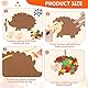 ZZRSYJ 12Stü ckIgel Bastelsets für Kinder,Herbst Kreativsets,Kreativsets Herbst Basteln mit Kindern,Moosgummi-Bastelset,Perfekte Herbstgeschenke für Herbst Basteln mit Kindern