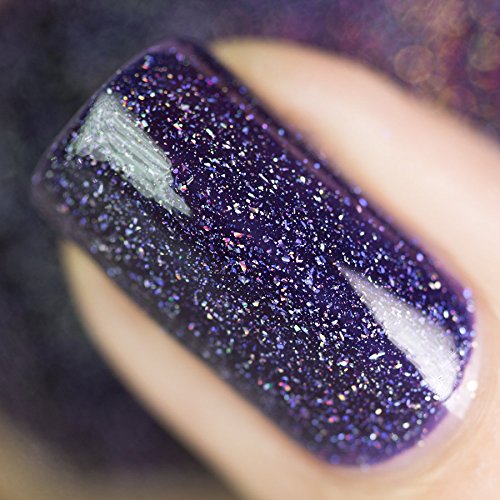 Image of ILNP Lulu - Deep Grape Holographic Nail Polish