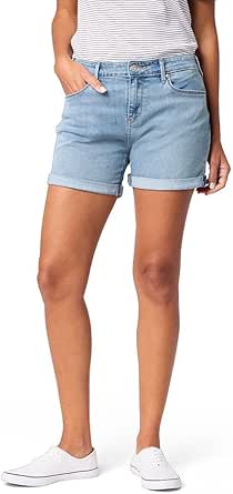 Lucky Brand Women's Ava Shorts - Mid Rise Denim Shorts With Comfort Stretch