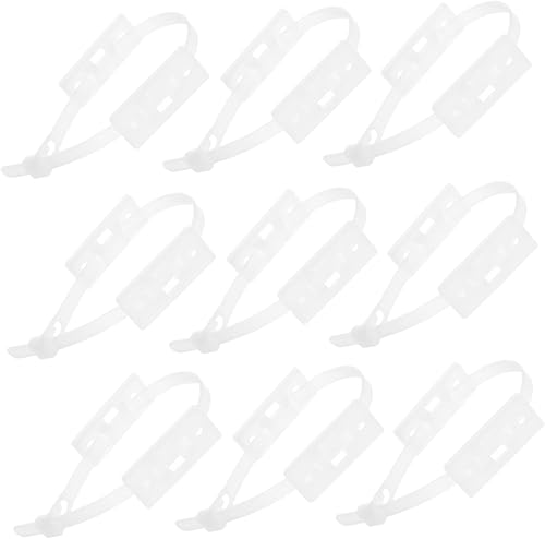 Miniatura 1 de Cabilock 10pcs Baby Proofing Furniture Anchor Kit Wall Straps for Safety Anti-Tip Furniture Straps for Cabinets and Dressers Easy Installation