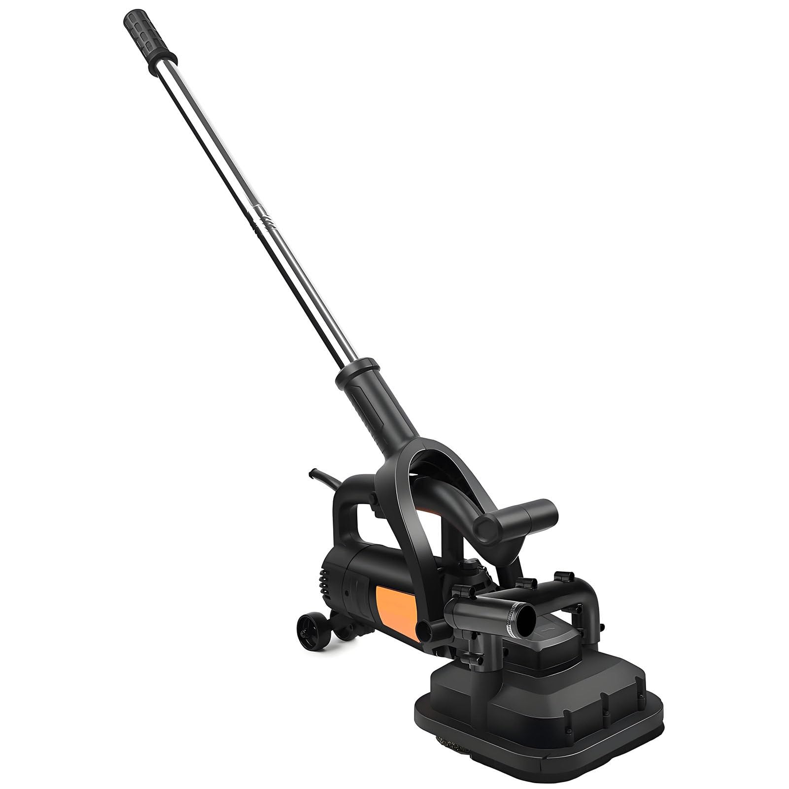 Amoladora de Hormigón con Mango de 3800W,Cuatro Módulos de Trabajo,Fresadora de Hormigón con Cubierta Protectora,Pulidora Abrillantadora Suelos,6 Niveles de Regulación de Velocidad