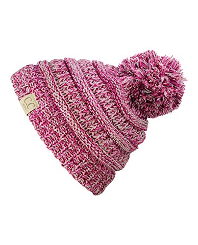 C.C Kids' Cute Warm and Comfy Pom Pom Children's Knit Ski Beanie Hat2