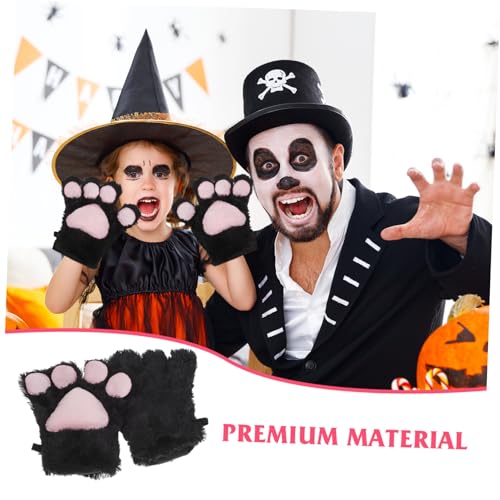 Cute Cat Paw Gloves Winter Animal Claw Mittens Warm Cat Claw Gloves for Cosplay3