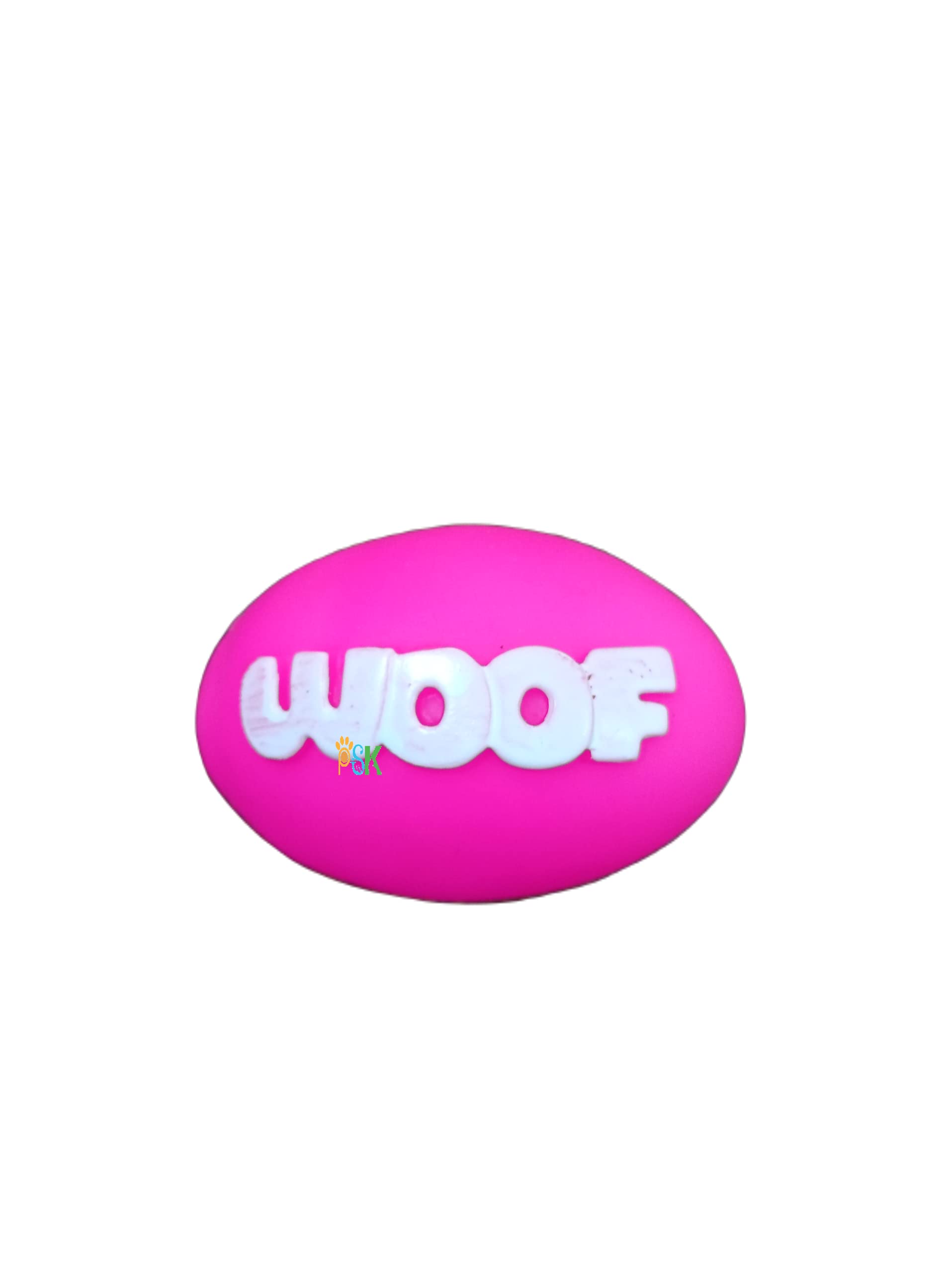 PSK PET MART Woof Squeaky Rugby Puppy Ball Dog Toy (Pink) (B09V85PJG5) Amazon Price History, Amazon Price Tracker