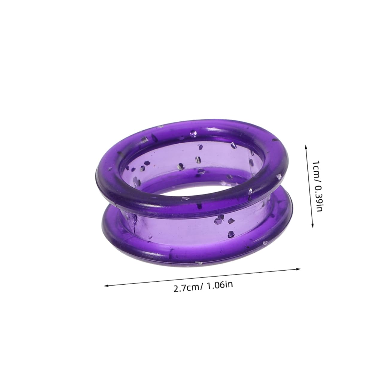 HAPINARY Pet Scissor Ring Grips 10pcs Scissors Finger Protector Rings Silicone Finger Protector Grooming Shears Thumb Inserts