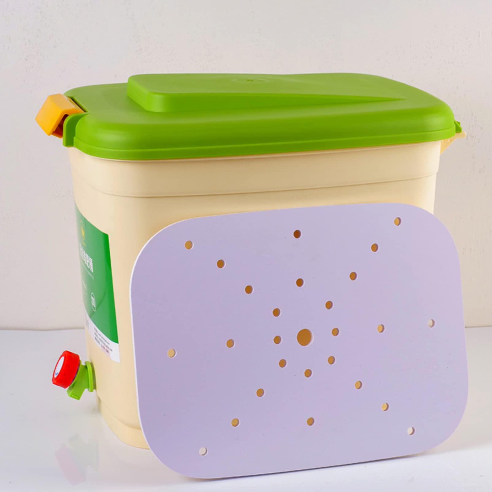 Wewnętrzny kompostownik Kuchenny pojemnik na kompost, mały pojemnik na kompost do recyklingu odpadów spożywczych, pojemnik na kompostownik Wiadro na śmieci z uszczelnioną pokrywą