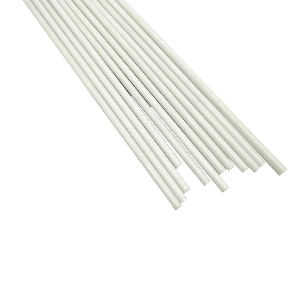 Glasfaser, 10 Stück Fiberglasstäbe, 500 mm Länge, mehrere Größen(3.0x500mm)