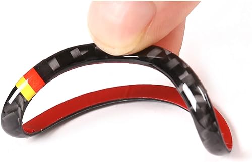 Miniatura 6 de YIWANG - Cubierta de ventilación de fibra de carbono para salpicadero de coche, 2 unidades, para Mercedes Benz Clase C W204 2007-2013