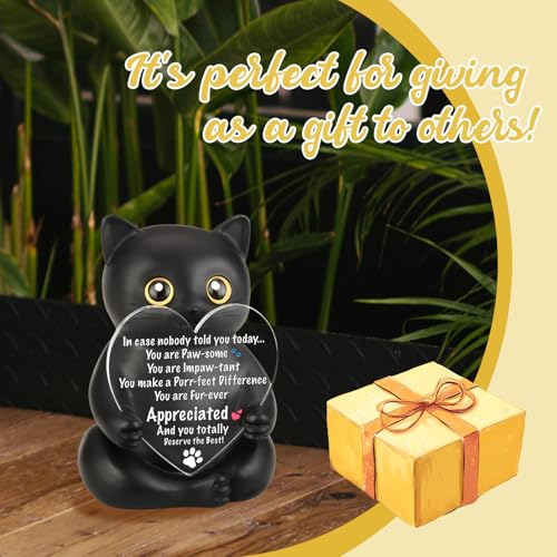 Figura decorativa de gato negro FOUGSTA XXS22 miniatura 6
