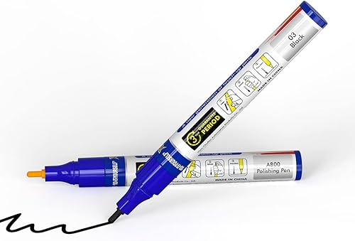 Miniatura 6 de XTryfun Pintura de retoque para reparación de arañazos con bolígrafo pulido, bolígrafo removedor de arañazos automático impermeable (marrón)