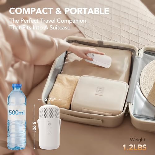 High-Speed Portable Clothes Dryer, Portable Dryer for Apartment, Travel, RV - Premium Mini 1000w Dryer Machine for Light Clothes, Underwear with Dry Bag, Hook, Perfect for Travelers, Housewarming - Image 3