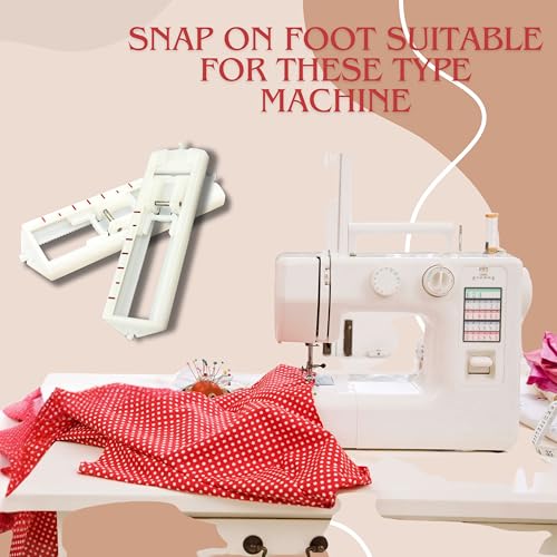 Image of ZENITH Buttonholer White 4 Step Pressure Foot Snap on Type for Automatic Electric Low Shank Sewing Machines Suitable for Usha Janome Brother Singer etc Steel Finish (Buttonholer White 4 Step)