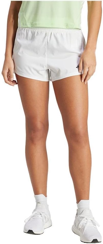 adidas Womens Pacer Training 3-Stripes Woven High-Rise Shorts