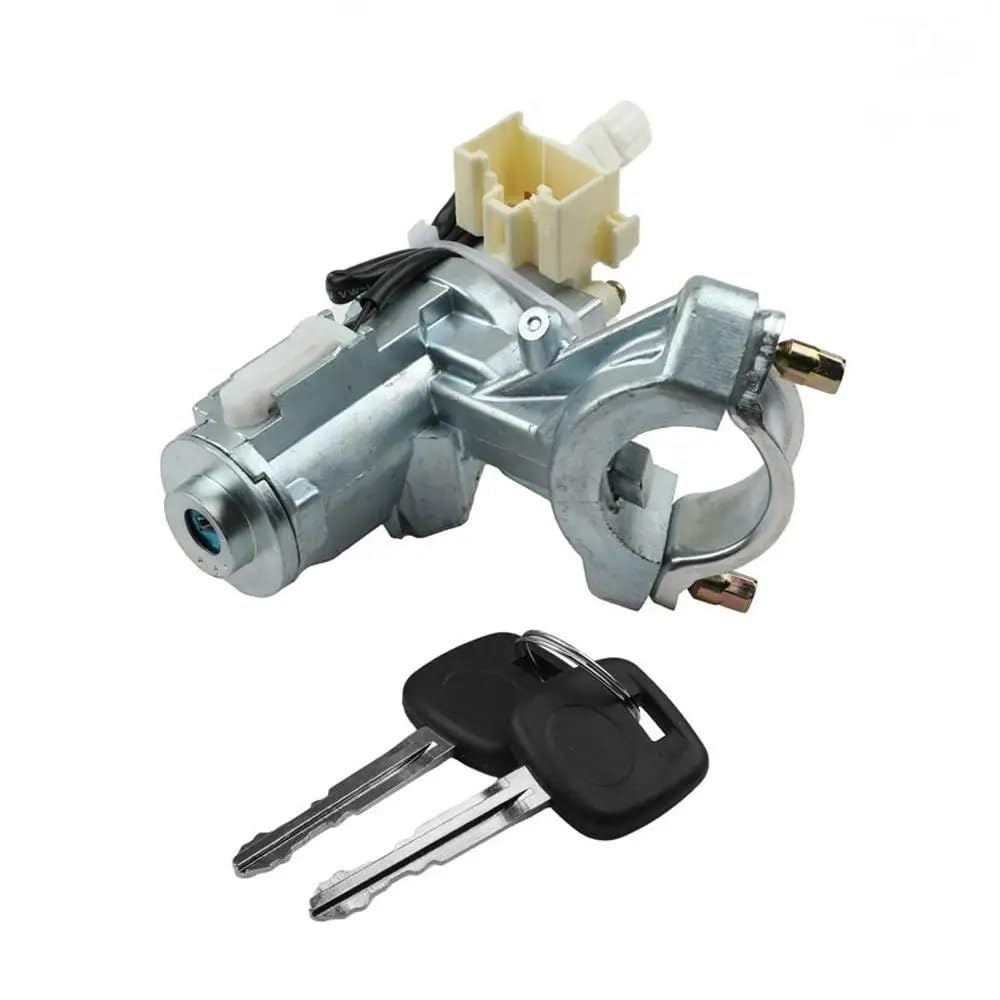 Zhjlut One Color Car Lock Cylinder 45020-38-1 45020-12-11 45250-38010 Compatible With Toyota For Corolla 1998-2002 For Rav4 1998-2000 Ignition Switch With 2 Keys