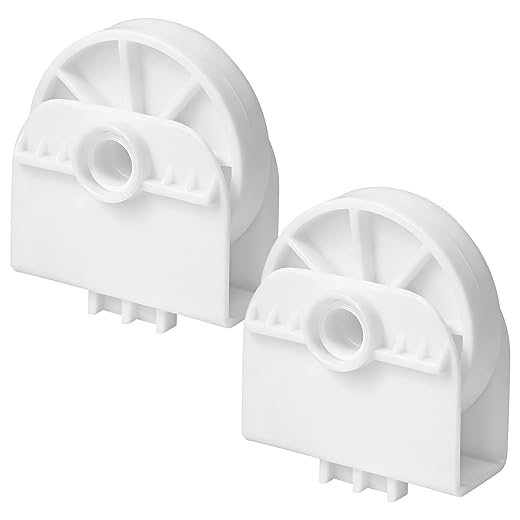 2 pcs AHJ72909001 Refrigerator Freezer Drawer Roller Replacement for LG Kenmore, Replaces Part AHJ73329901, AP4671331, Freezer Tray Roller, Freezer Drawer Wheel Refrigerator Parts