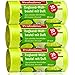 Produktbild Profissimo 20 Liter Zugband Müllbeutel mit frischem Zitrusduft - 3er Pack - 75 Beutel (3 x 25 Stück) - Ideal für Haushalt, Büro und Bad
