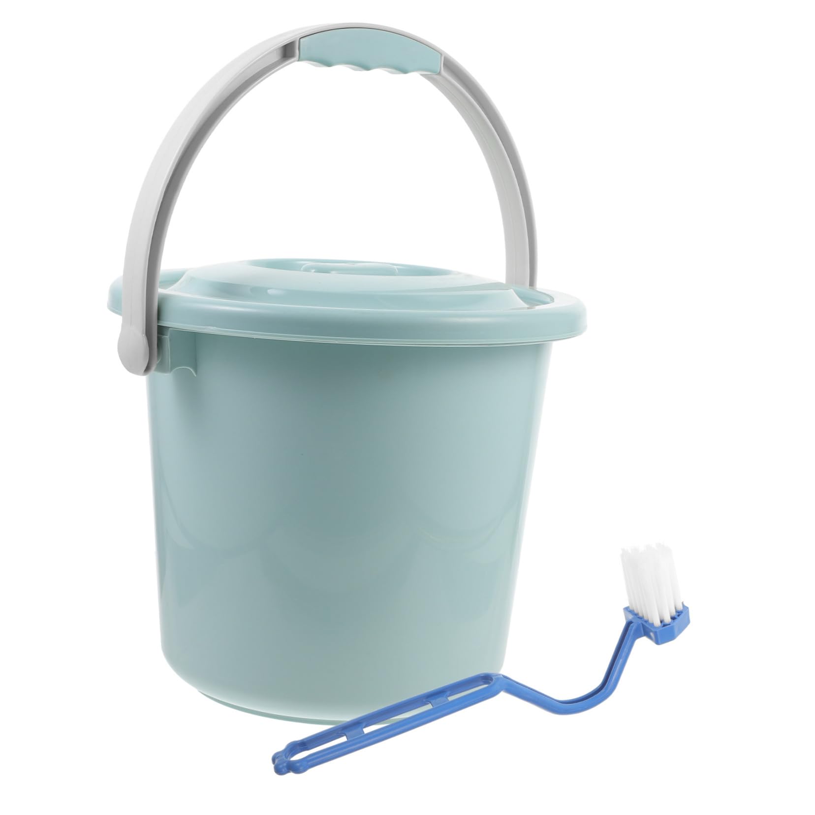 Abaodam Vasino Portatile per Anziani, Contenitore Urina 8L in Plastica, Resistente All’Usura, Stabile e Ribaltamento, Adatto per Casa e Ospedale