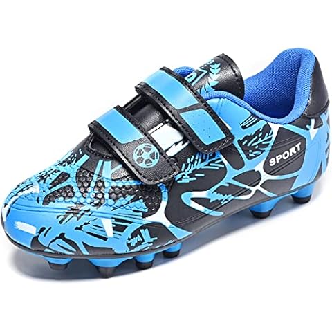 Botas de Fútbol Niño Niña FG/AG Profesionales Cesped Artificial Zapatillas Futbol 32 Cover