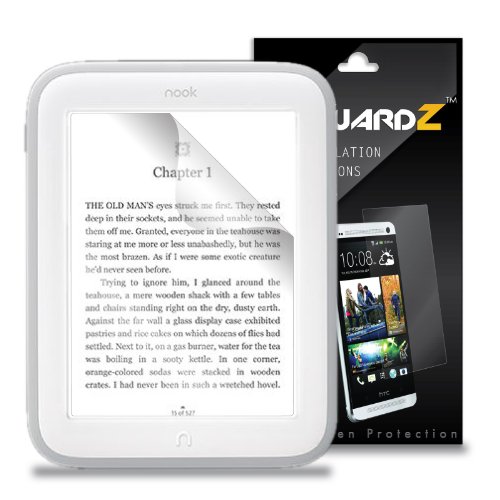 (3-Pack) EZGuardZ for Barnes & Noble Nook GlowLight Tablet Screen Protector (Ultra Clear)