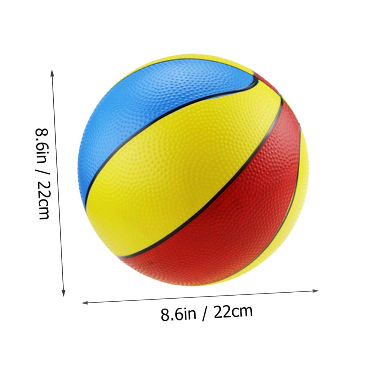 Gogogmee 5Pcs Inflatable Beach Balls Pool for Easy to Inflate for Party Activities and Family Fun
