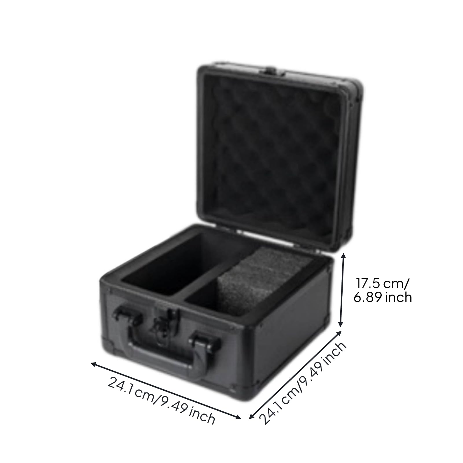 Qianly Custodia Rigida con Scomparti Robusta Custodia Rigida con Interno in Schiuma Professionale Valigetta Scomparti per Collezionisti, Tornei, Casa