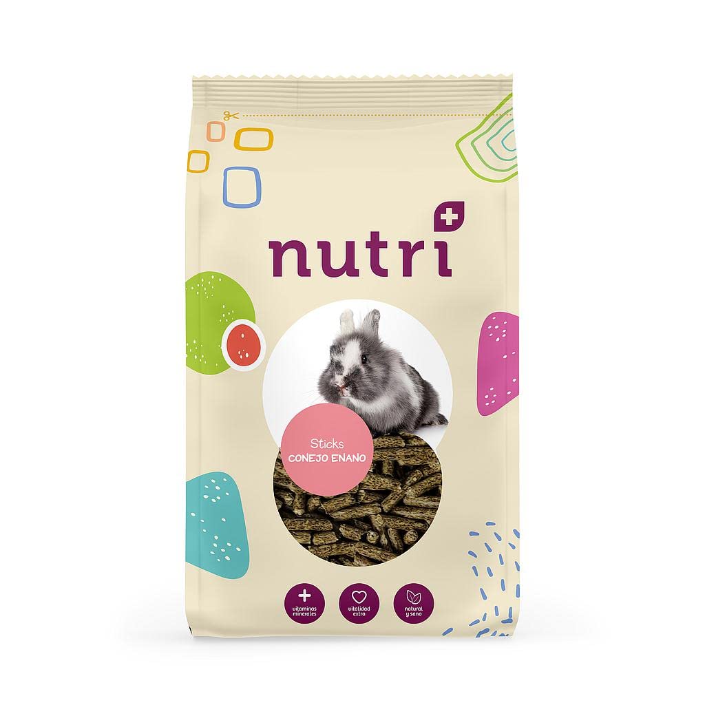 NUTRI+ ROEDORES Stick Conejo Enano (Big 4.000 GR Aprox)