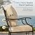 SUNSHINE VALLEY Patio Furniture Set, Modern Metal Outdoor Patio Furniture, 3 Seater Sofa, 2 Swivel Chairs, 2 Ottomans and 5.75" Extra Thick Cushion, Patio Conversation Set for Garden Backyard Deck