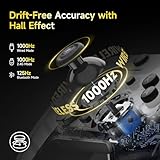 EasySMX X05 Pro Wireless Controller for PC Ergonomic Skin-Like Grip, Quiet-Touch Low-Noise Buttons, Dual Triggers, Hall Joysticks, 2 Programmable Buttons, RGB, 1000mAh Battery - Image 8