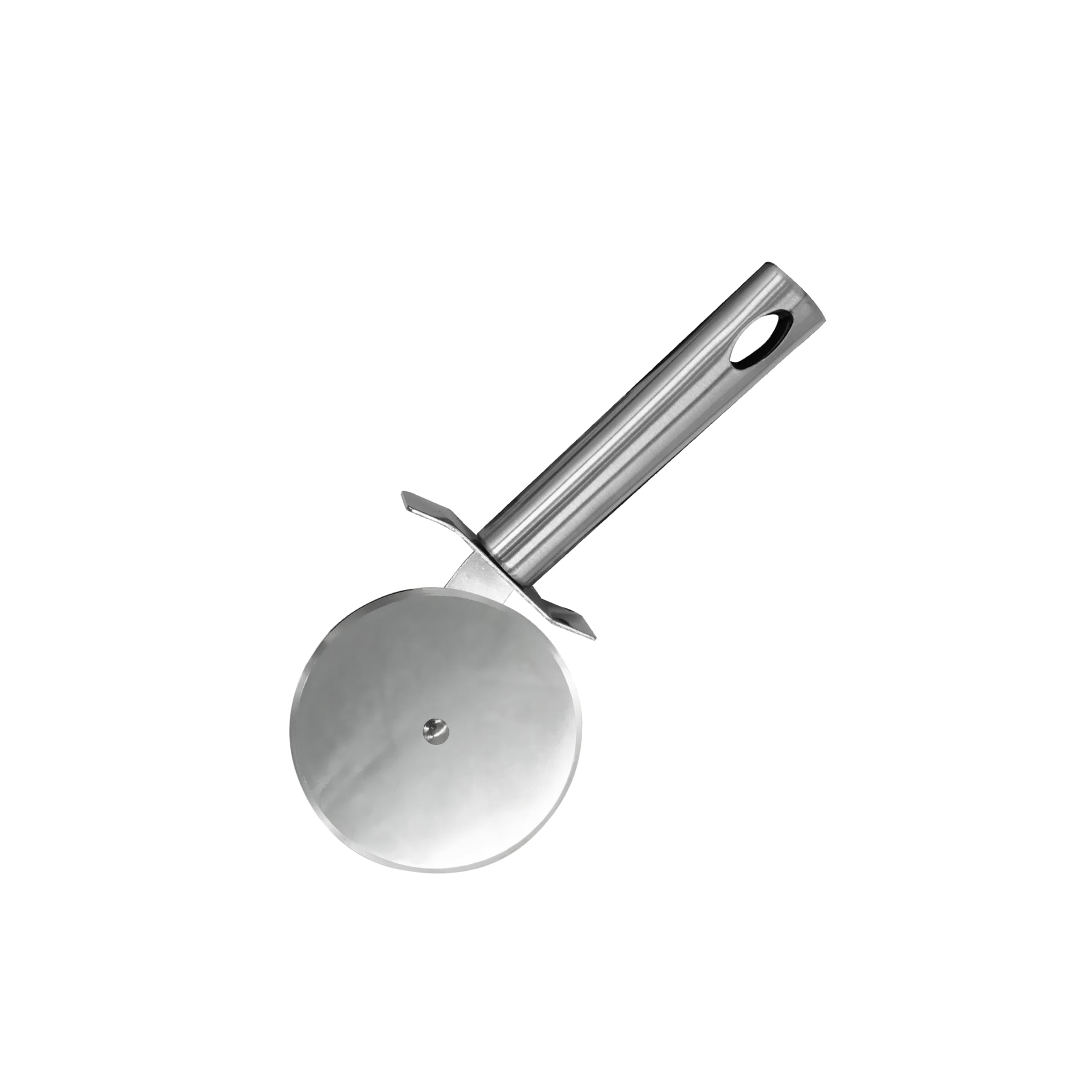 Fackelmann ORIGIN XL Pizza Cutter, Pizza Wheel, Stainless Steel Handle & Function Head, 22x9.3x1.8cm, Silver