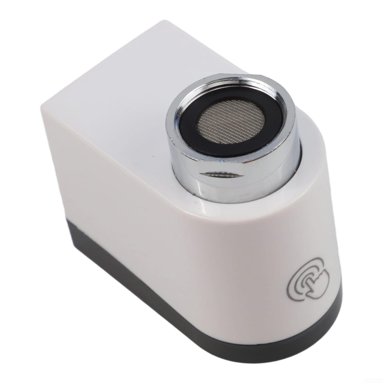Sensore intelligente per risparmio idrico, doppio sensore a infrarossi, attacco per rubinetto con rilevamento laterale inferiore, spegnimento automatico, per cucina, bagno, lavello (nero + bianco)