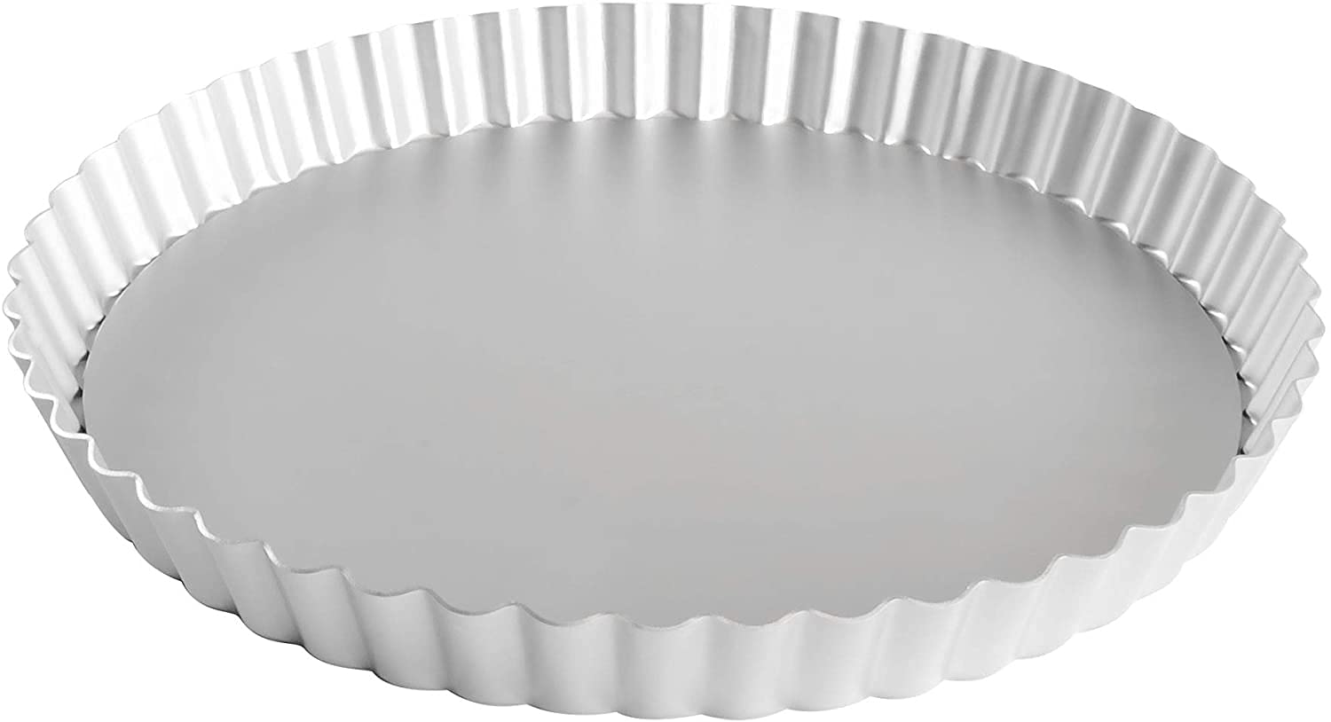 Lumintrail Fat Daddios Anodized Aluminum Fluted Tart Pan, 2 Pack, 9.5 Inches by 1 Inch, with a Measuring Spoon Set - Image 2