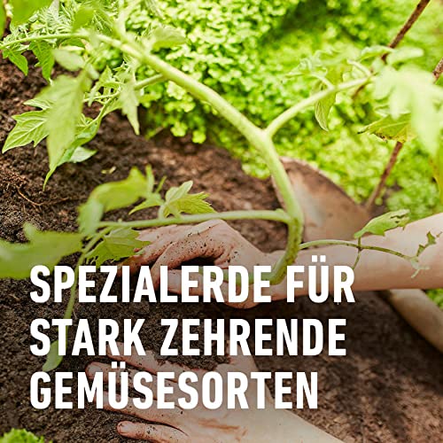Compo Sana Tomaten- und Gemüseerde mit 12 Wochen Dünger, 20 Liter
