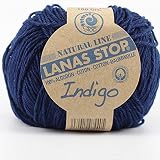  Lanas Stop Indigo Ovillo de Color Vaquero Cod.412