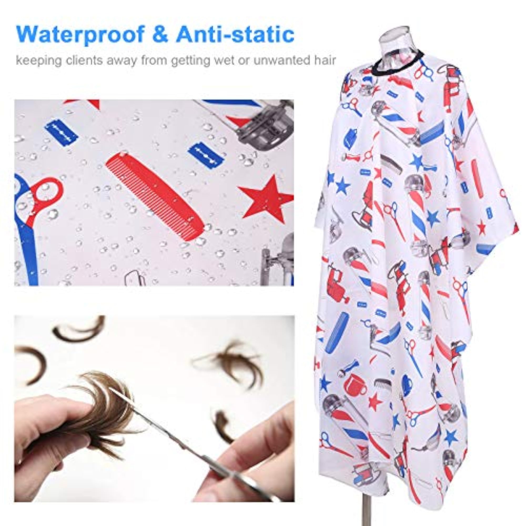 Waterproof Hair Cutting Cape for Salon Use