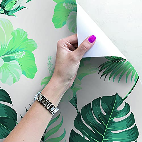 Papier Peint Hawaii Tropical Coloray pour Rénover un Meuble Abîmé - 4