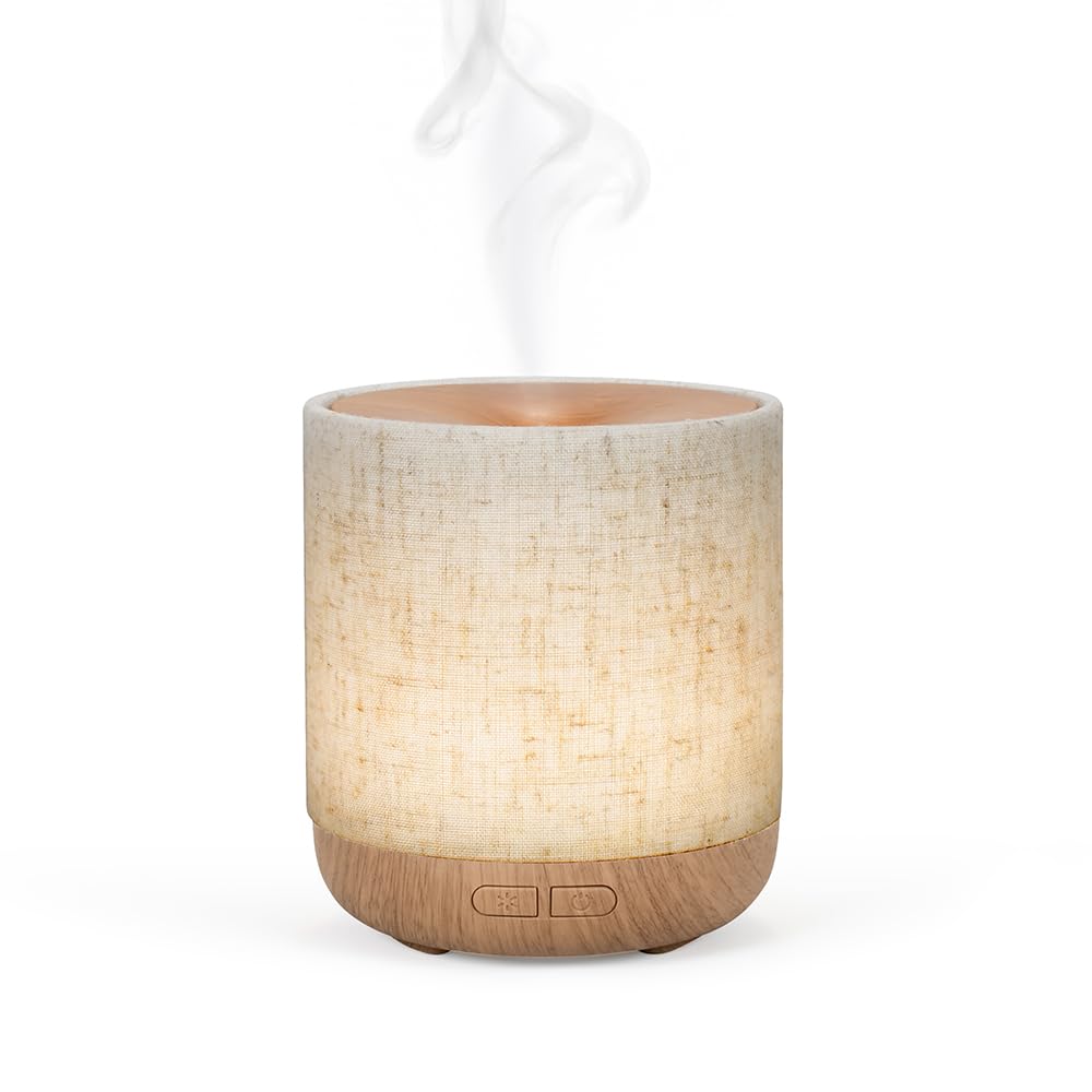 Livoo - Diffuseur d'huiles essentielles DE161-2 Types de Diffusion, 30m², 3 Niveaux d'éclairage, pour huiles essentielles solubles dans l'eau