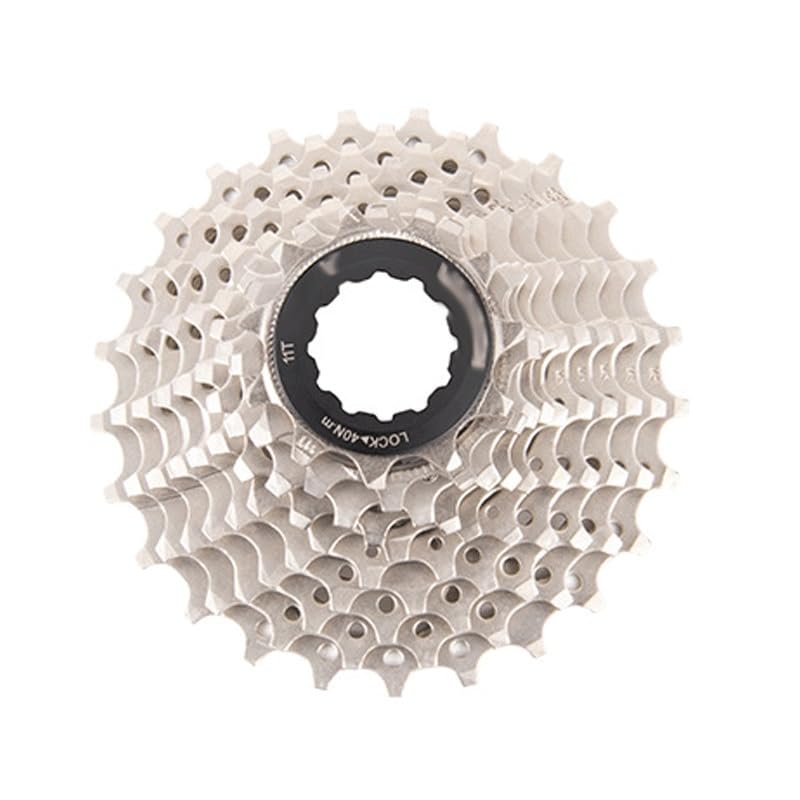 YUTZRIQP Cassette 10 Velocidades 11-25/28/32/36/40/42/46/50T para Casete de Bicicleta de Carretera/MTB(Silver 10S 11-25T)
