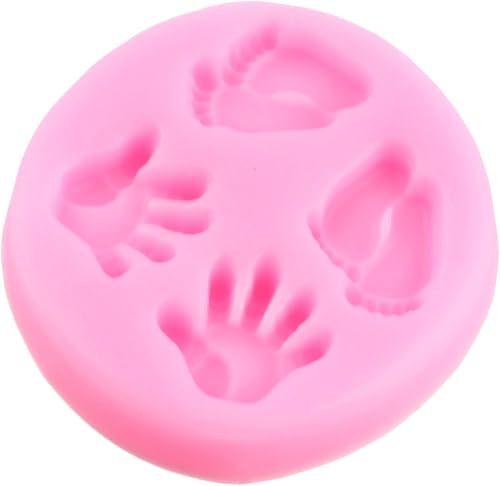 Miniatura 7 de Moldes de silicona para bebé, molde de fondant para pies de bebé, moldes de silicona para decoración de tartas, decoración de cupcakes, caramelo y
