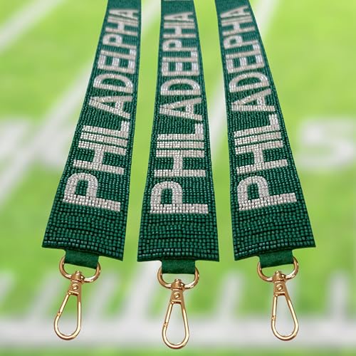 Correa de cuentas verdes de 124.5 cm para personalizar tu bolso de Filadelfia 5