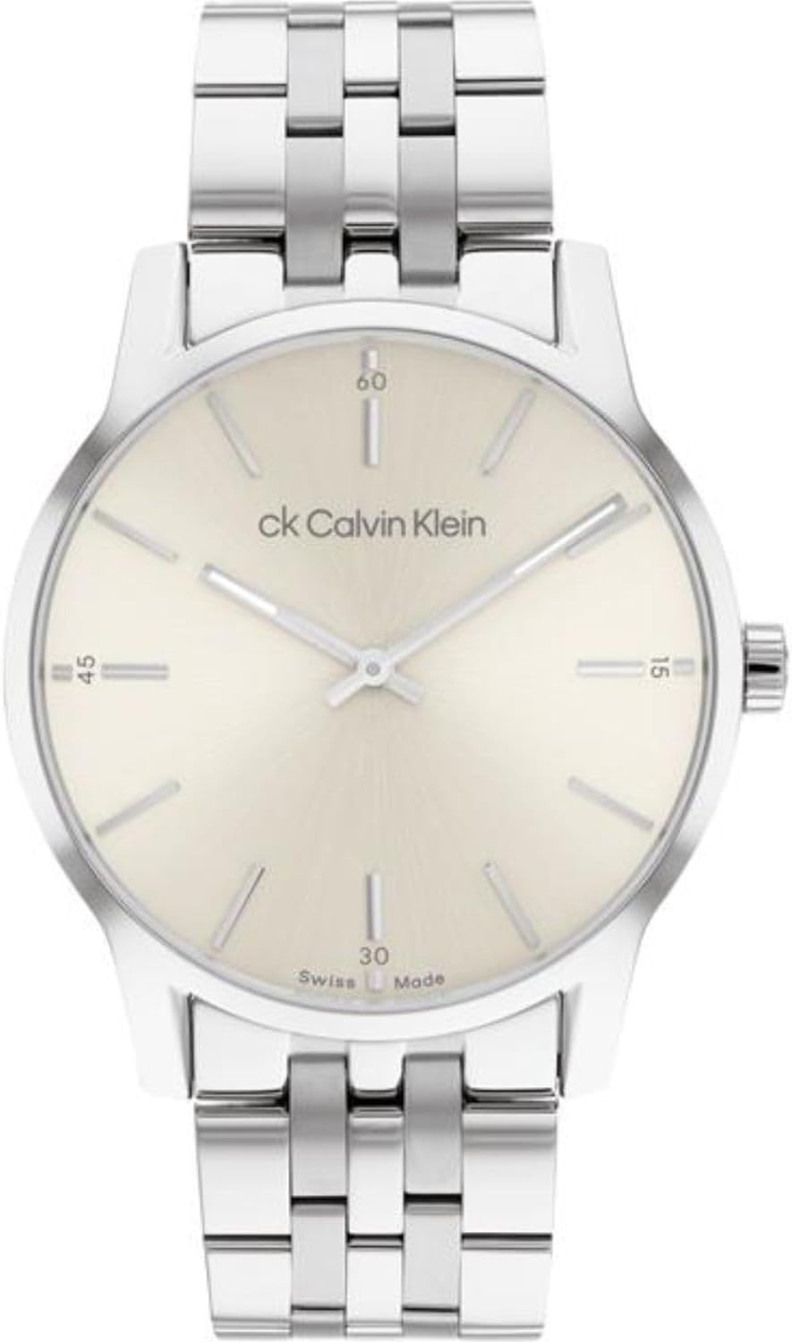 Calvin KleinUNISEX'S QUATRZ STAINLESS STEEL SWISS WATCH