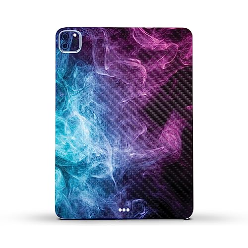 Image of MightySkins Carbon Fiber Skin Compatible with Apple iPad Pro 11 inch M2 4th Gen (2022) Full Wrap Kit - Mystic Smoke | Protective, Durable Textured Carbon Fiber Finish | Easy to Apply | Made in The USA