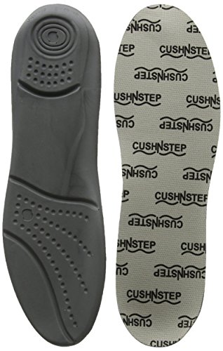 Sorbothane Cush N Step Insoles, Size 9, Old Version, Shock Absorbing Cushion for Football, Running, or Walking, Impact Reducing Footbeds for Plantar Fasciitis, Heel Support, and Ankle Pain