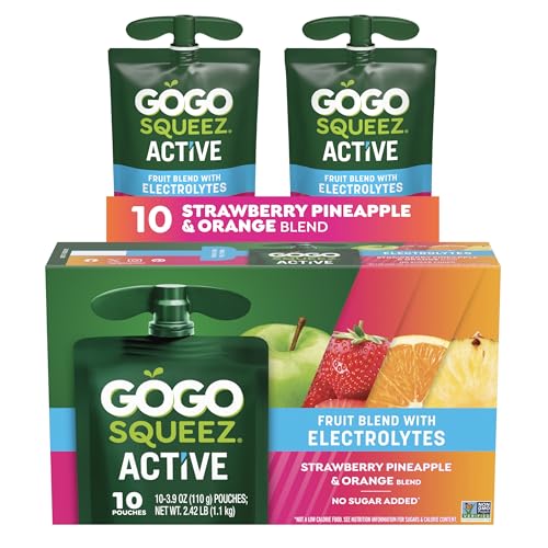 GoGo squeeZ Active Strawberry Pineapple Orange