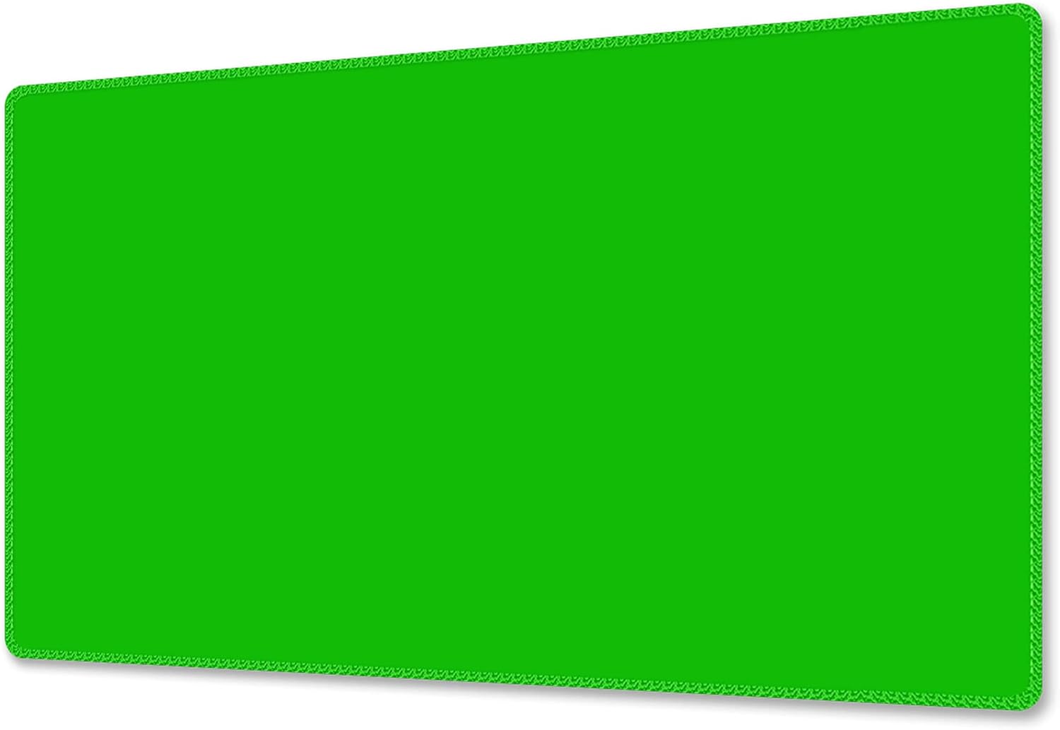 Large Mouse Pad Thick Water Resistance Desk Mat with Non-Slip Rubber Pad for Streaming Twitch & Gaming (23.6 x 13.7 Inch, Green Screen)