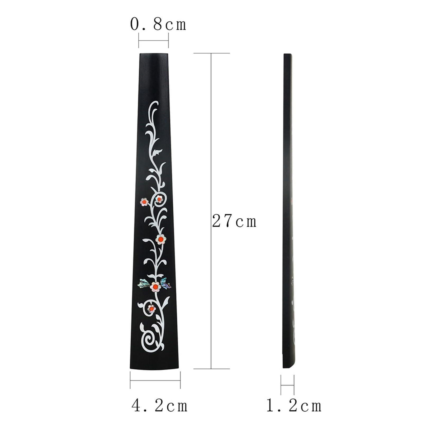Zubehör Für Streichinstrumente 4/4 Violine Ebenholz Griffbrett 27CM Musikinstrument Zubehör(Planet)