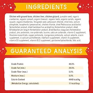 Stella & Chewy’s Freeze-Dried Uncooked Marie’s Magical Dinner Mud – Protein Wealthy, Grain Free Canine & Pet Meals Topper – Cage-Free Rooster Recipe – 7 oz Bag