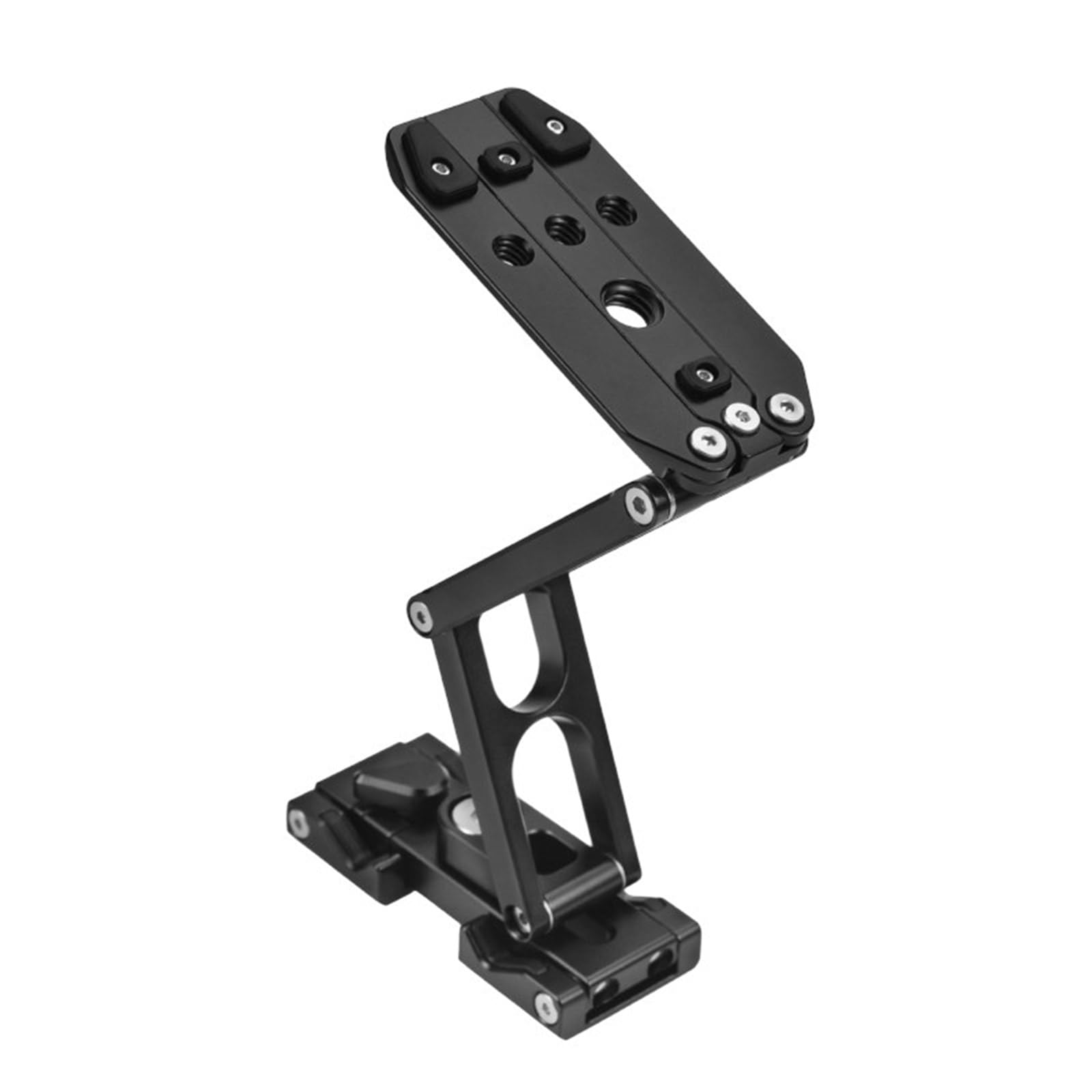 Metallo Supporto Del Telefono Pieghevole Treppiede 1/4 "3/8" Rilascio Rapido Verticale Orizzontale Ripresa per gli Amanti della Fotografia