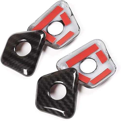 Miniatura 6 de YIWANG carbono Fibra estilo ABS coche interior puerta cerradura cubierta TRIM 4 unids para BMW 5 serie G30 2017 2018 2019 auto Accesorios