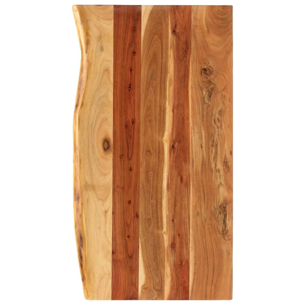 Piano mobile lavabo da bagno Acacia 100x52x3,8 cm